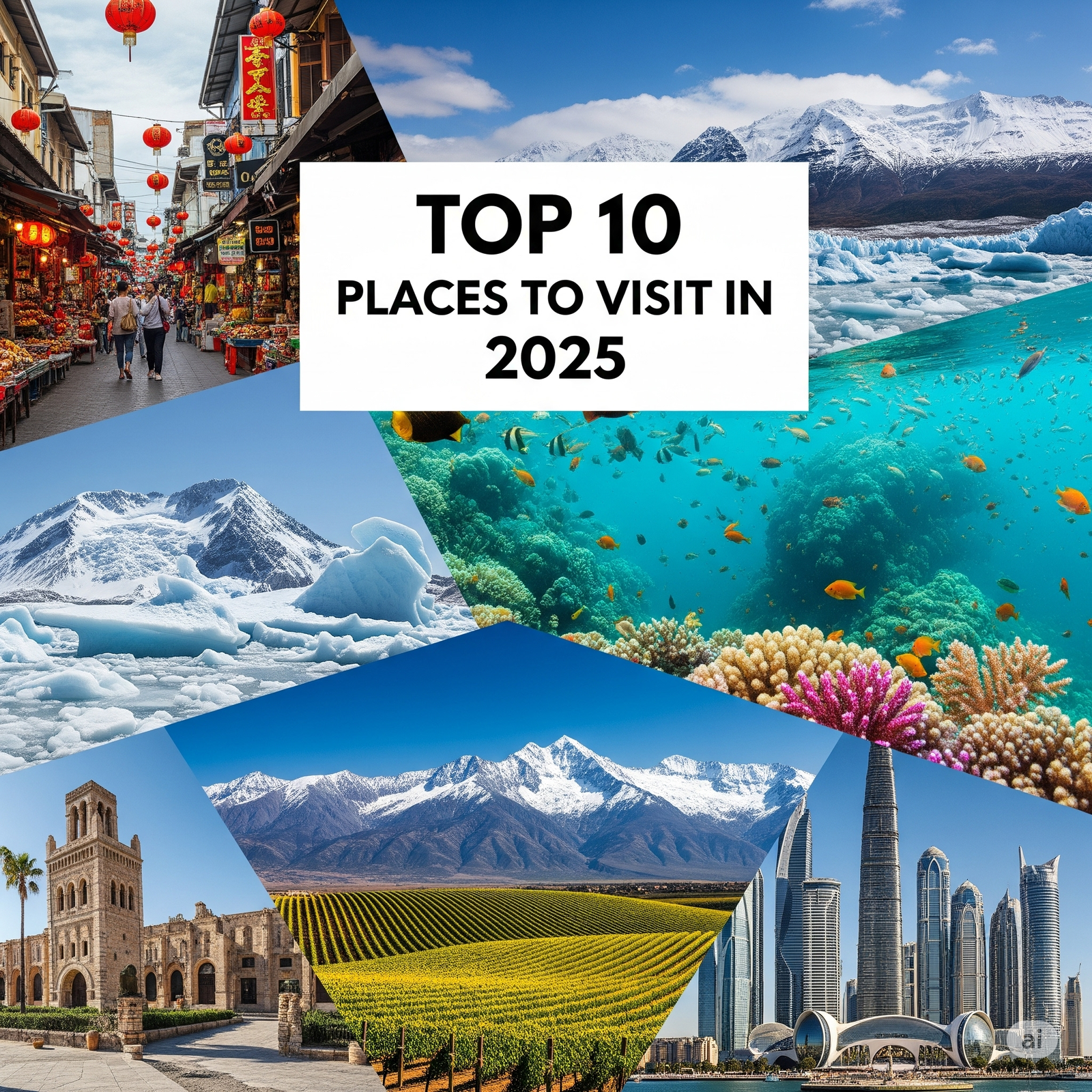 Top 10 Places to Visit in 2025