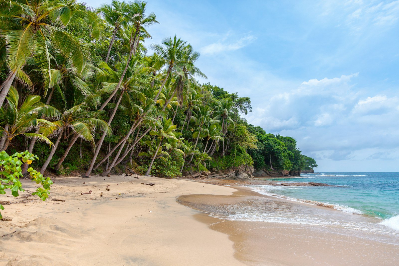 Landscape photography of seashore under cumulus clouds, Playa Blanca, Saboga, Panama